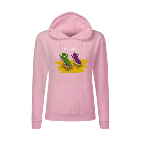 On n'est pas bio là ? SG - Ladies' Hooded Sweatshirt Sweat capuche femme