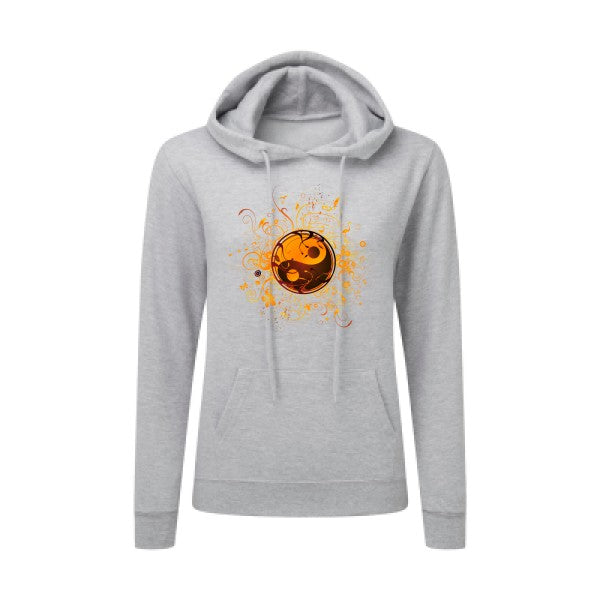 ying yang SG - Ladies' Hooded Sweatshirt Sweat capuche femme