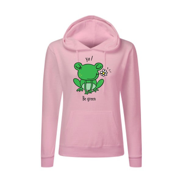 Be Green  SG - Ladies' Hooded Sweatshirt Sweat capuche femme