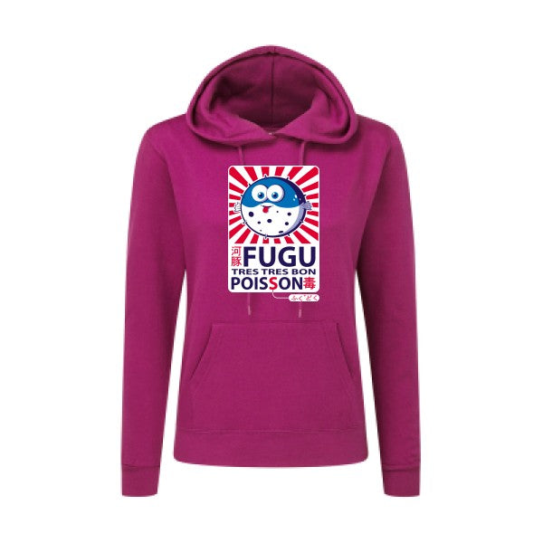 Fugu SG - Ladies' Hooded Sweatshirt Sweat capuche femme