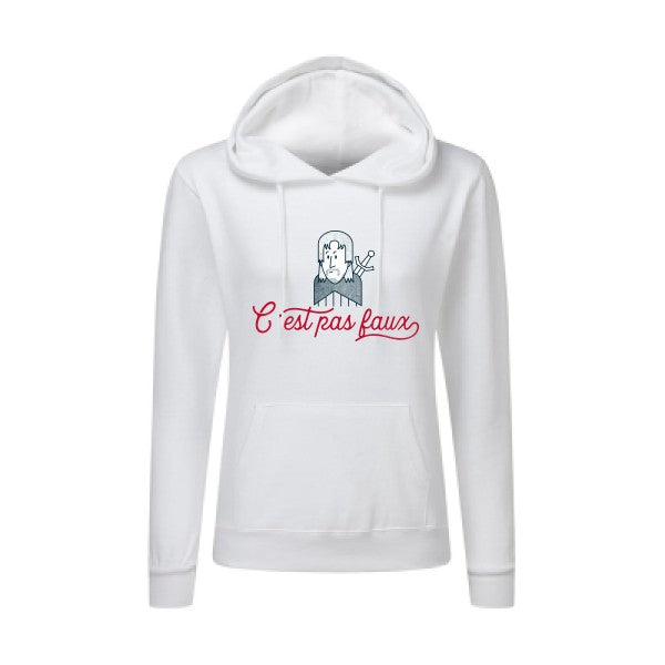 C'est pas faux SG - Ladies' Hooded Sweatshirt Sweat capuche femme