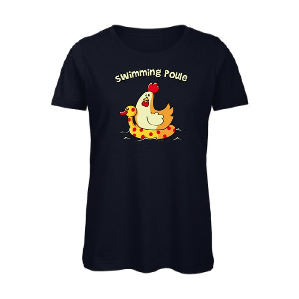 swimming poule   T-shirt femme bio