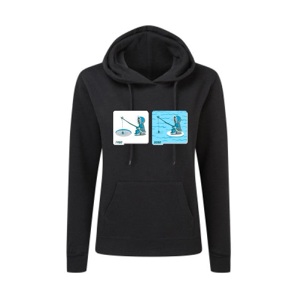 Fishing in Arctic SG - Ladies' Hooded Sweatshirt Sweat capuche femme