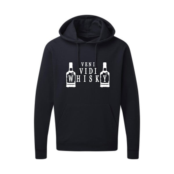 VENI VIDI WHISKY Blanc Sweat capuche homme 