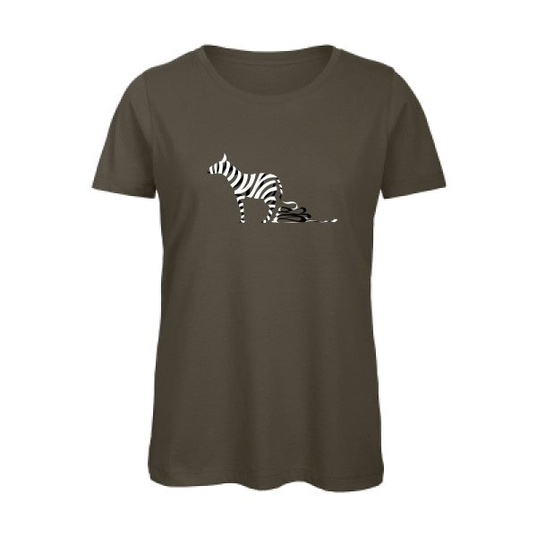 Zèbre   T-shirt femme bio