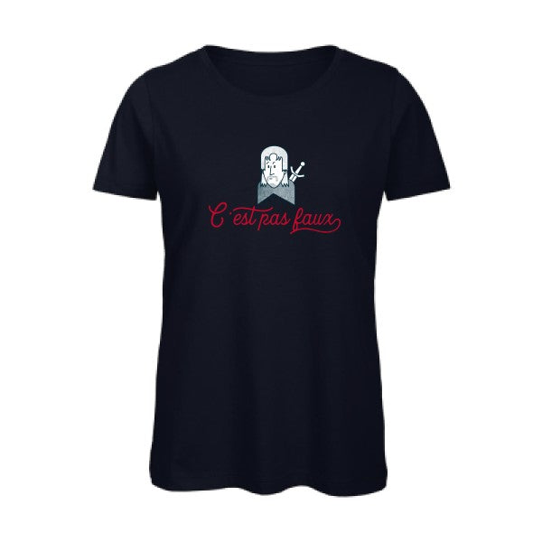 C'est pas faux   T-shirt femme bio