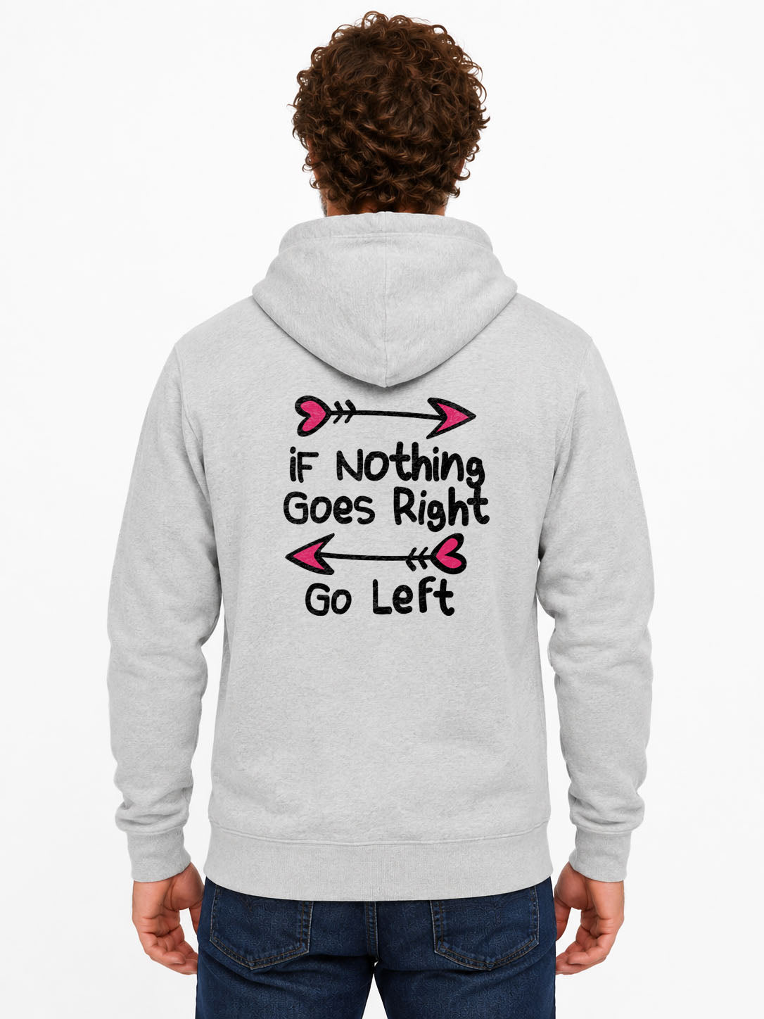 Go right - Sweat à capuche original