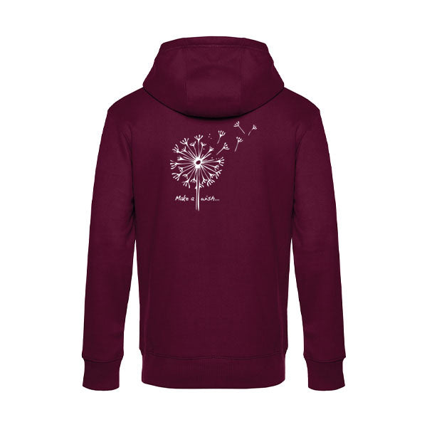 sweat à capuche homme original Make a wish