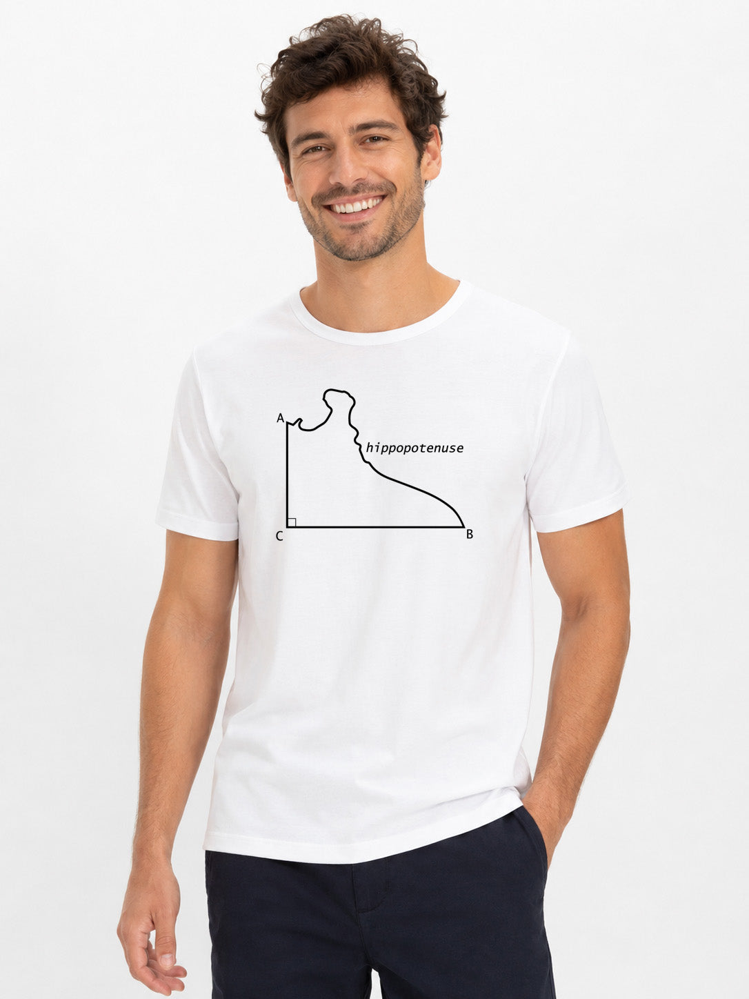 Hippopotenuse- T-shirt original