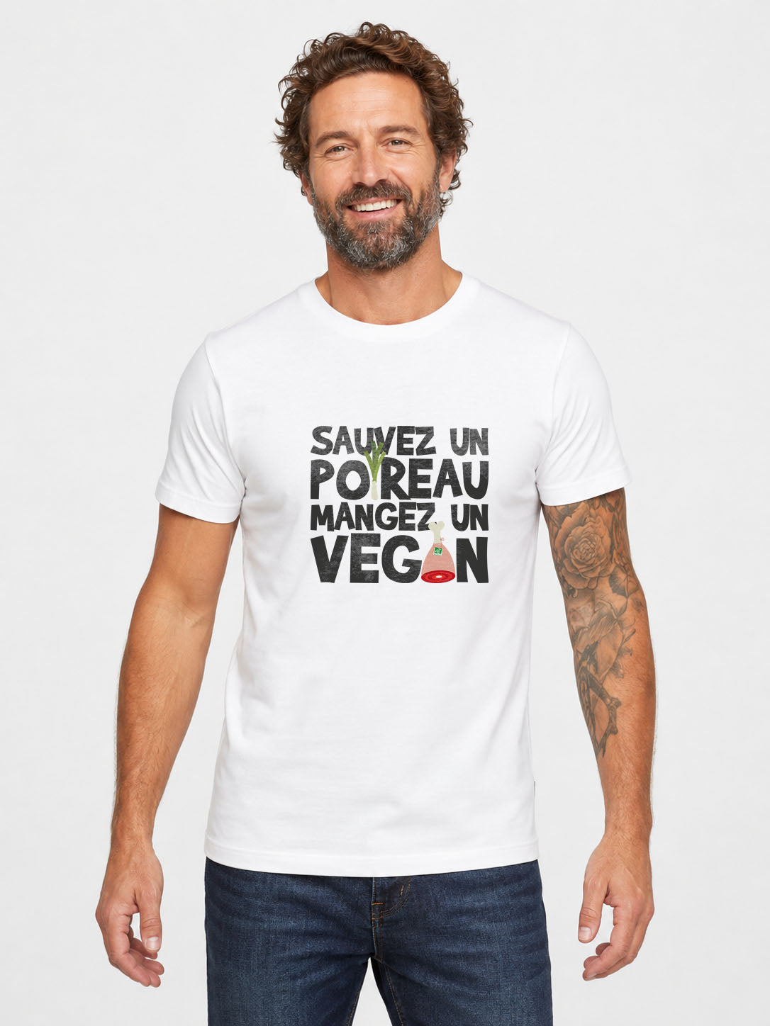 vegan/poireau -T-shirt