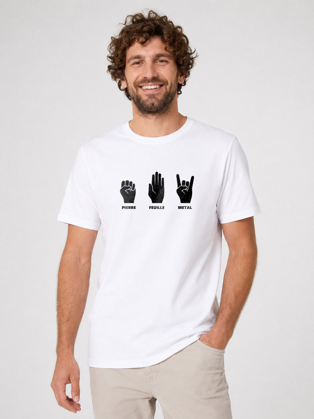 Pierre-Feuille-Metal- T-shirt original