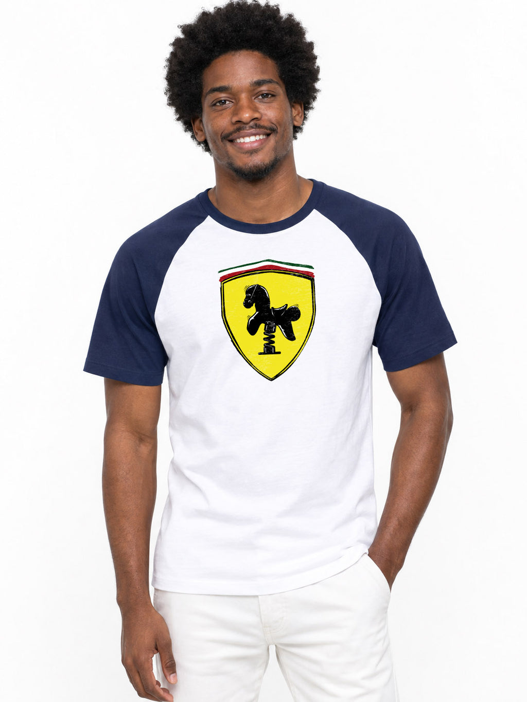 Baseball-T-Shirt Fruit of the Loom Ferrari