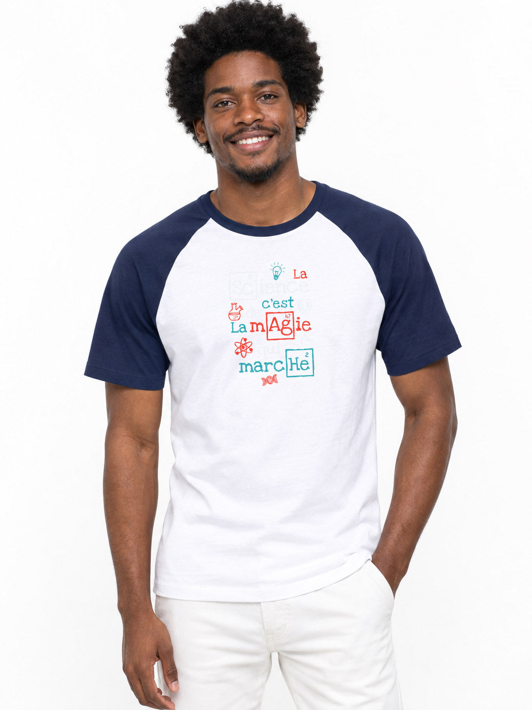 Baseball-T-Shirt Fruit of the Loom Humor und Wissenschaft