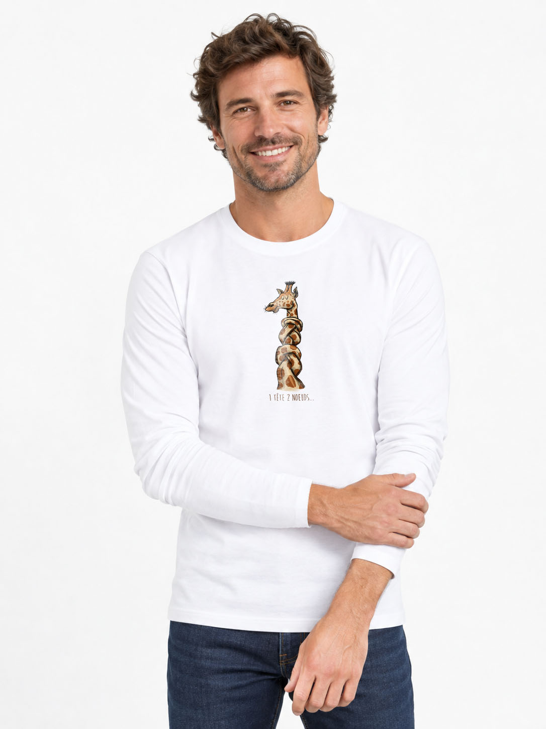 1 tête 2 noeuds -T-shirt manches longues 190g
