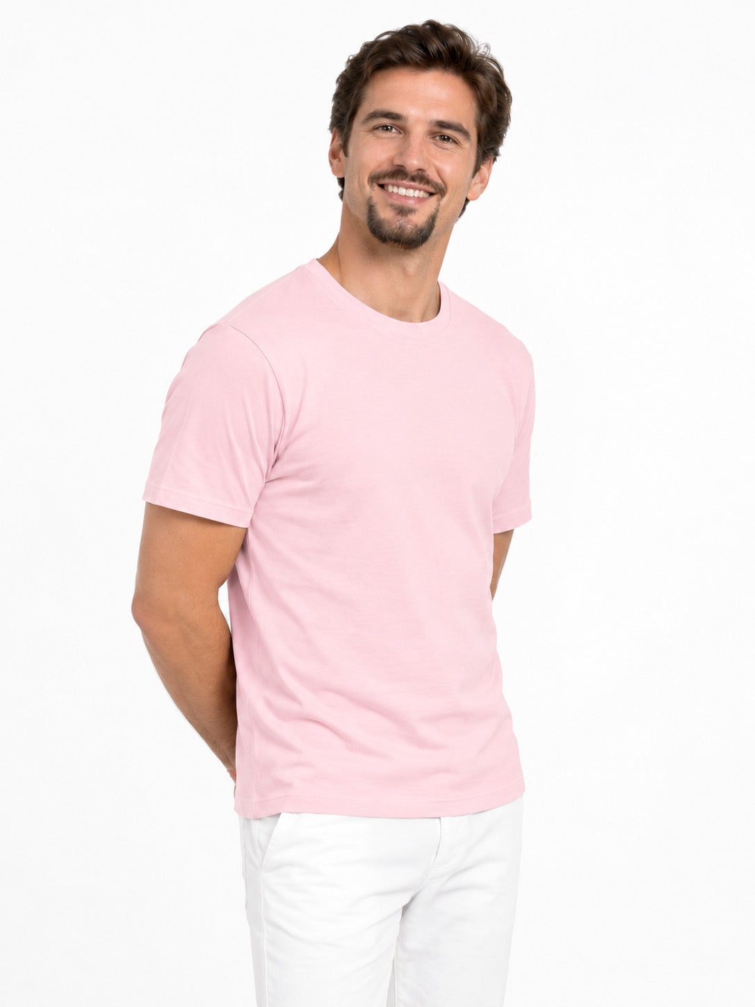 T-shirt homme col rond 100 % coton -190 gr non bio