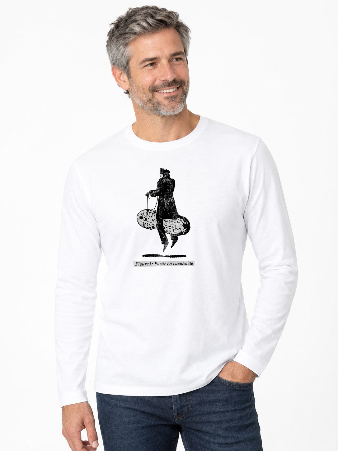 Partir en cacahuète -T-shirt manches longues 190g