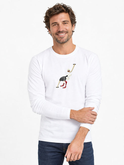 Autruche -T-shirt manches longues 190g