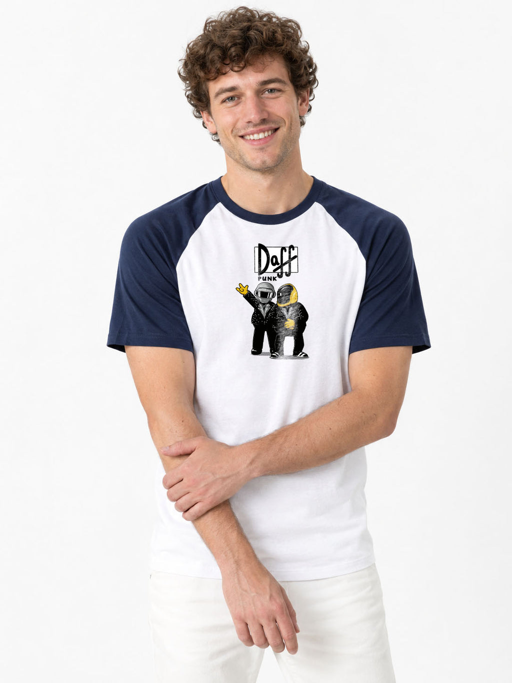 Baseball-T-Shirt Fruit of the Loom Daff Punk