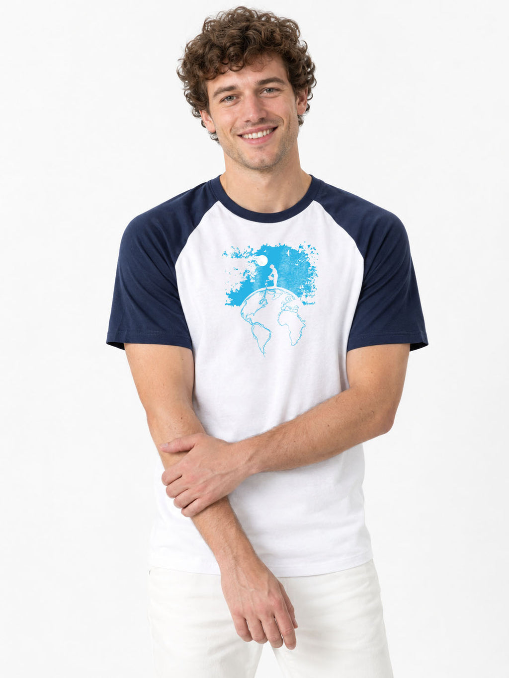 Baseball-T-Shirt Fruit of the Loom Erde