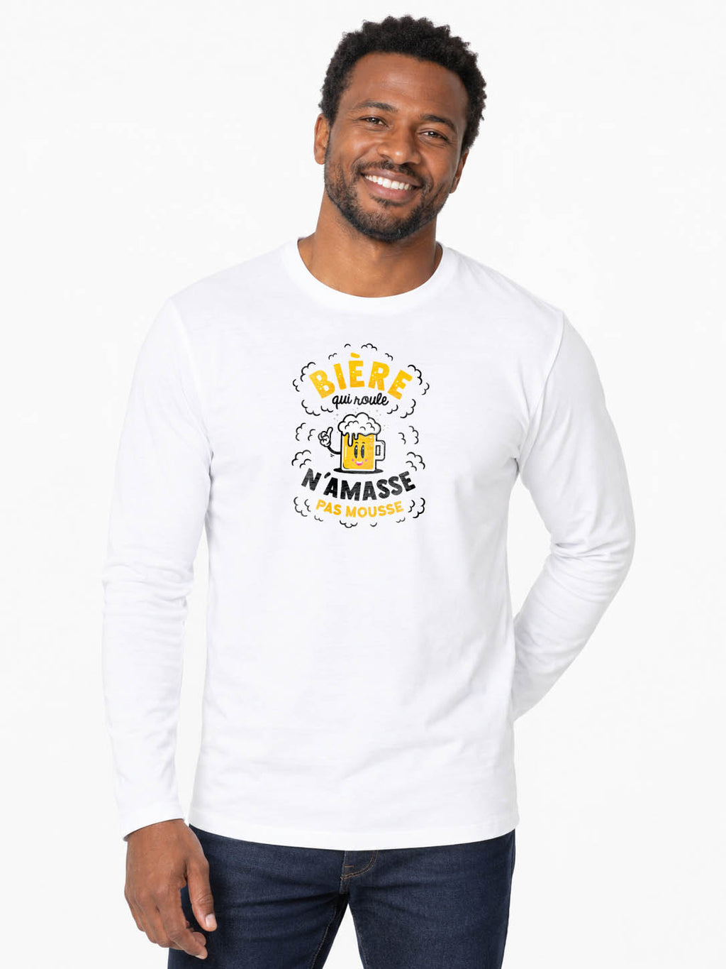 Bière qui roule -T-shirt manches longues 190g