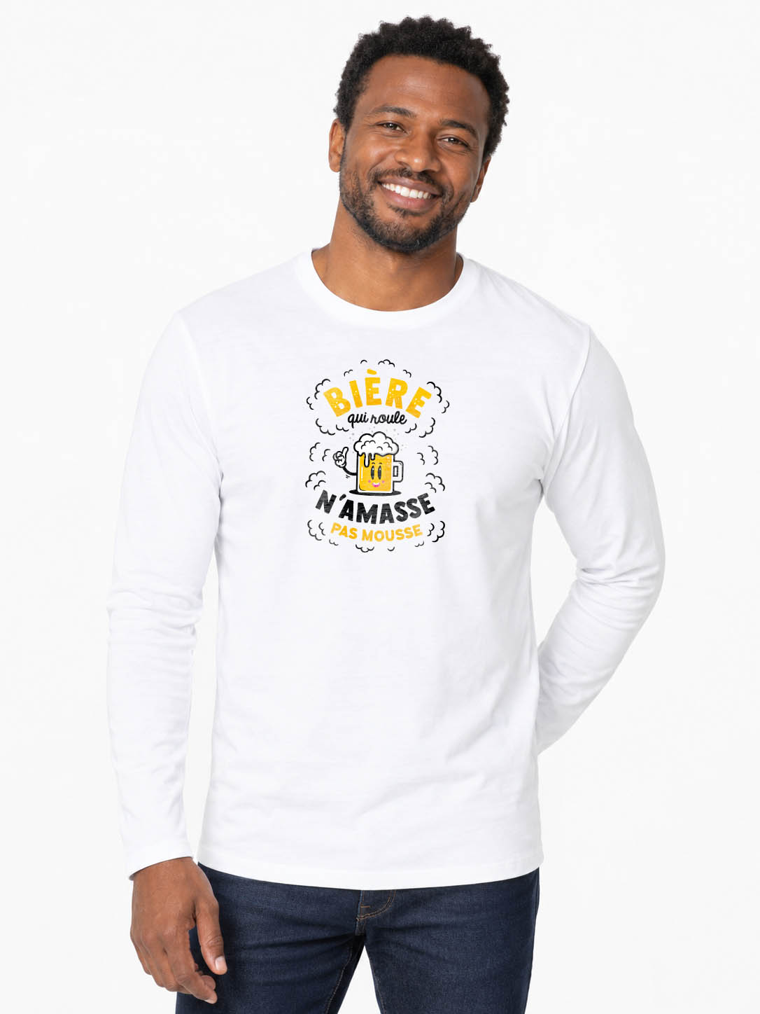 Bière qui roule -T-shirt manches longues 190g
