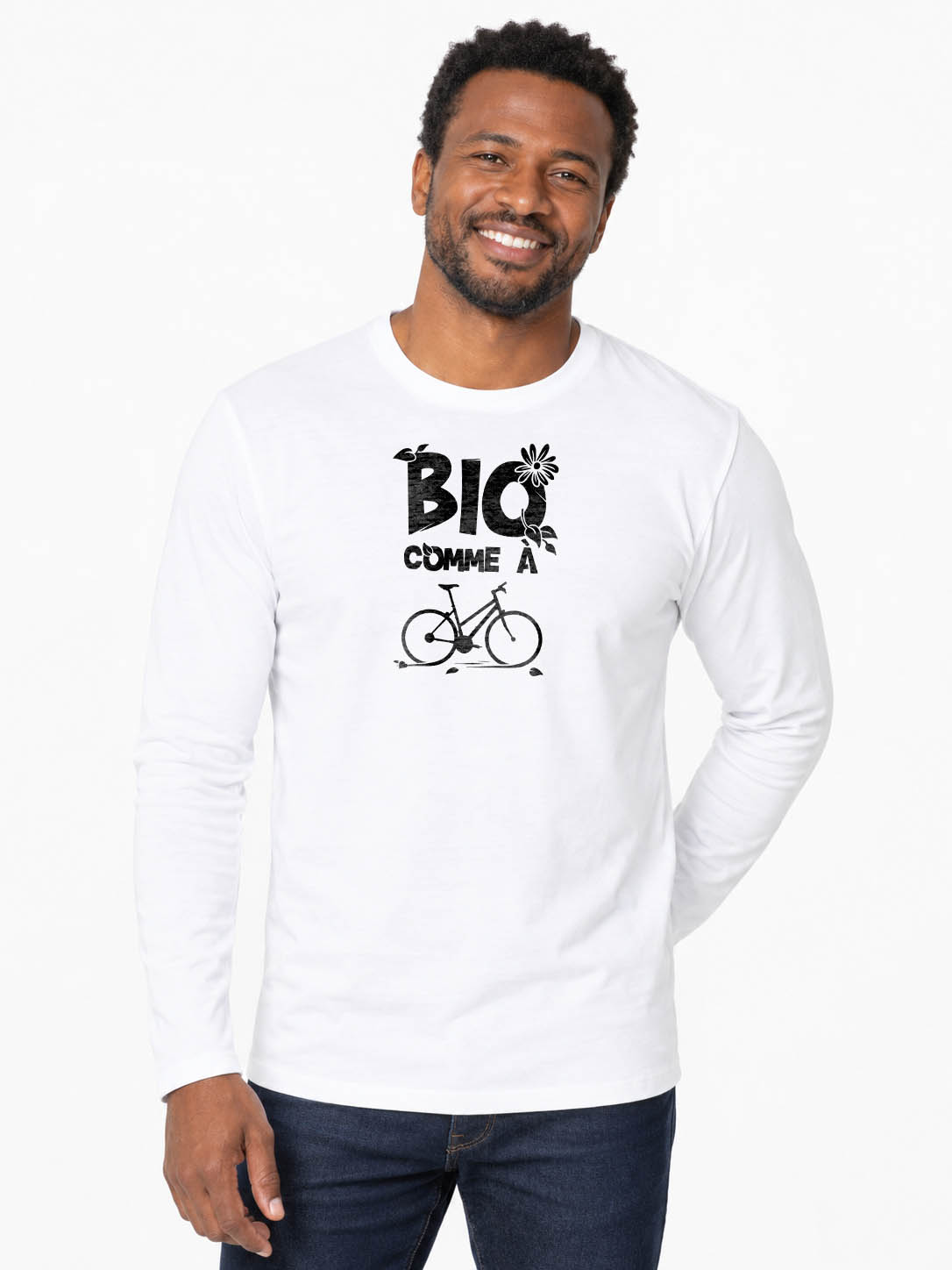 Bio comme un vélo T-shirt original LSL