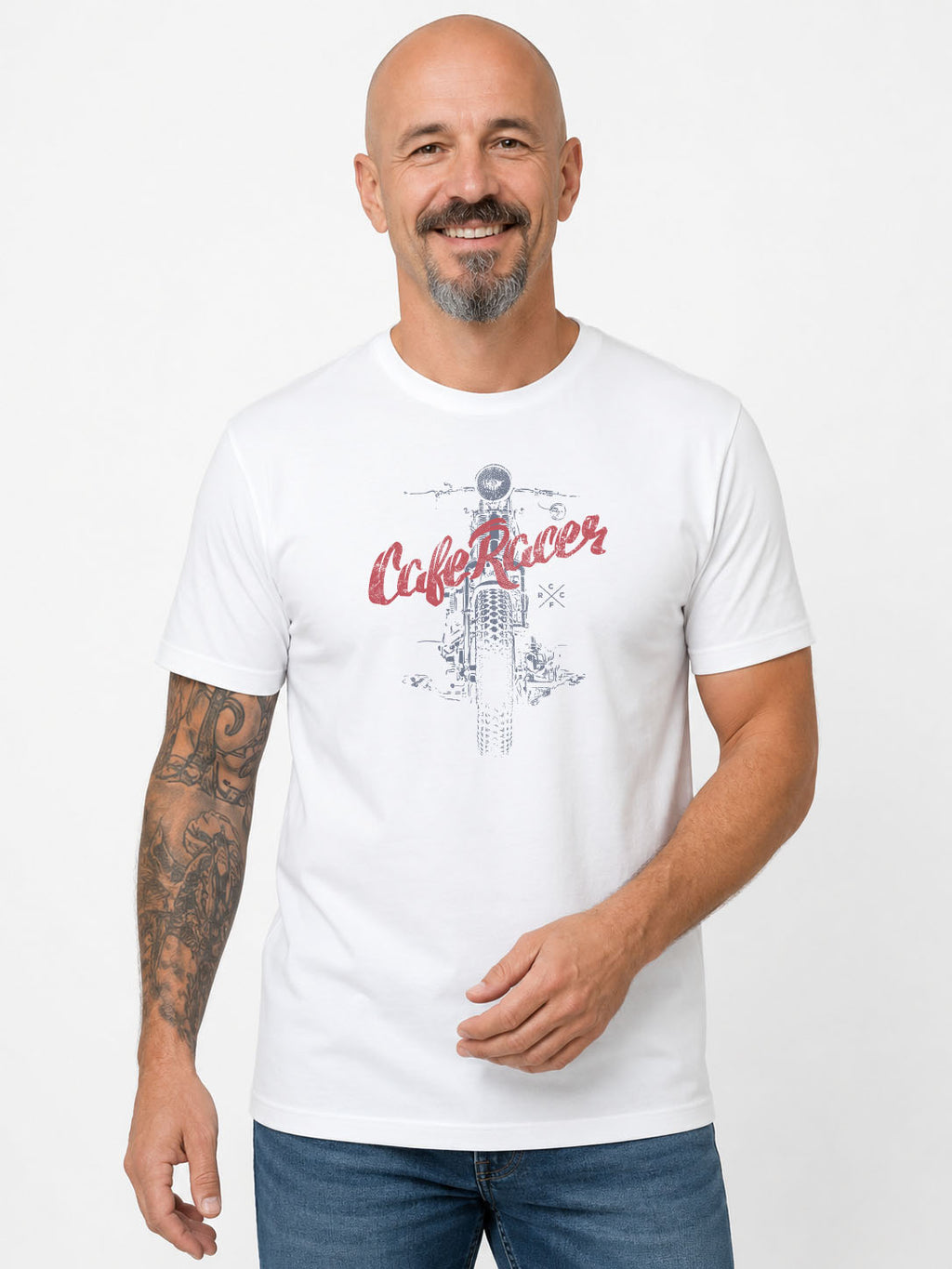 CAFÉ RACER - T-shirt Moto Rétro