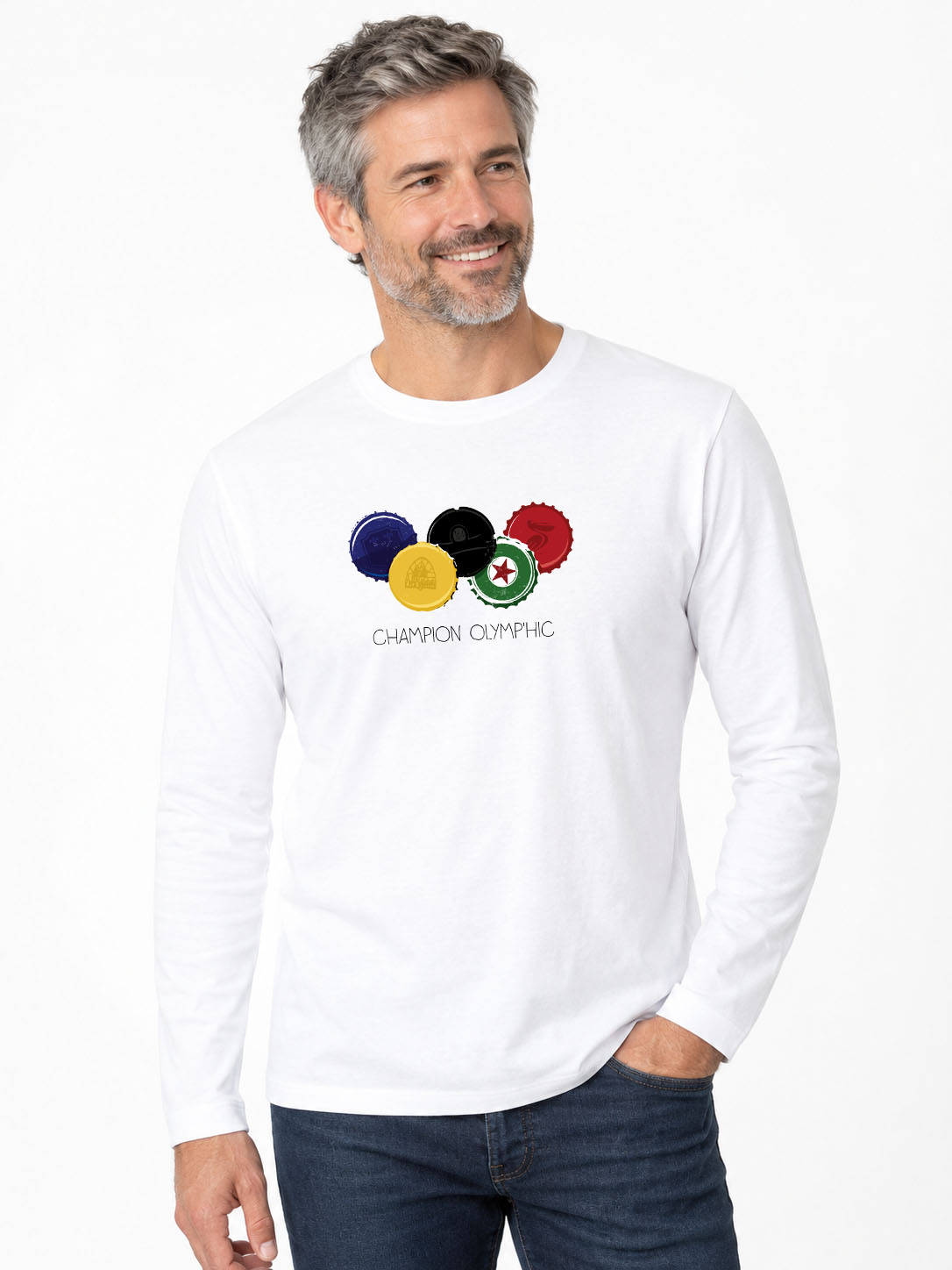 CHAMPION OLYMP'HIC -T-shirt manches longues 190g