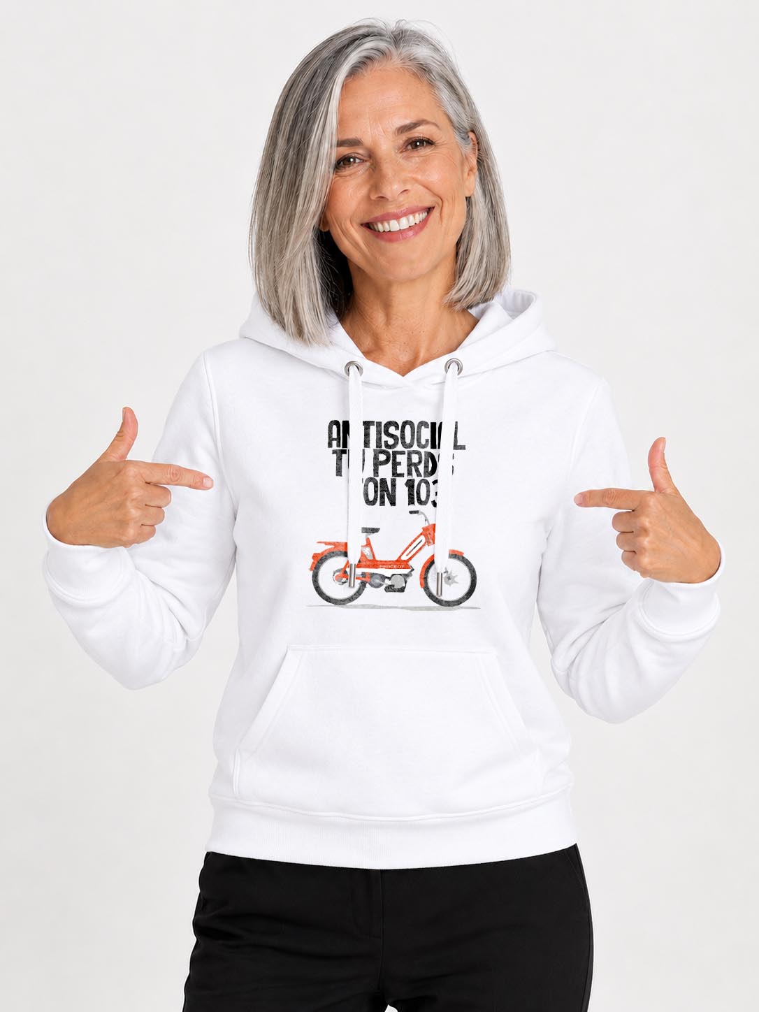 Original-Sweatshirt für Damen „Antisocial“