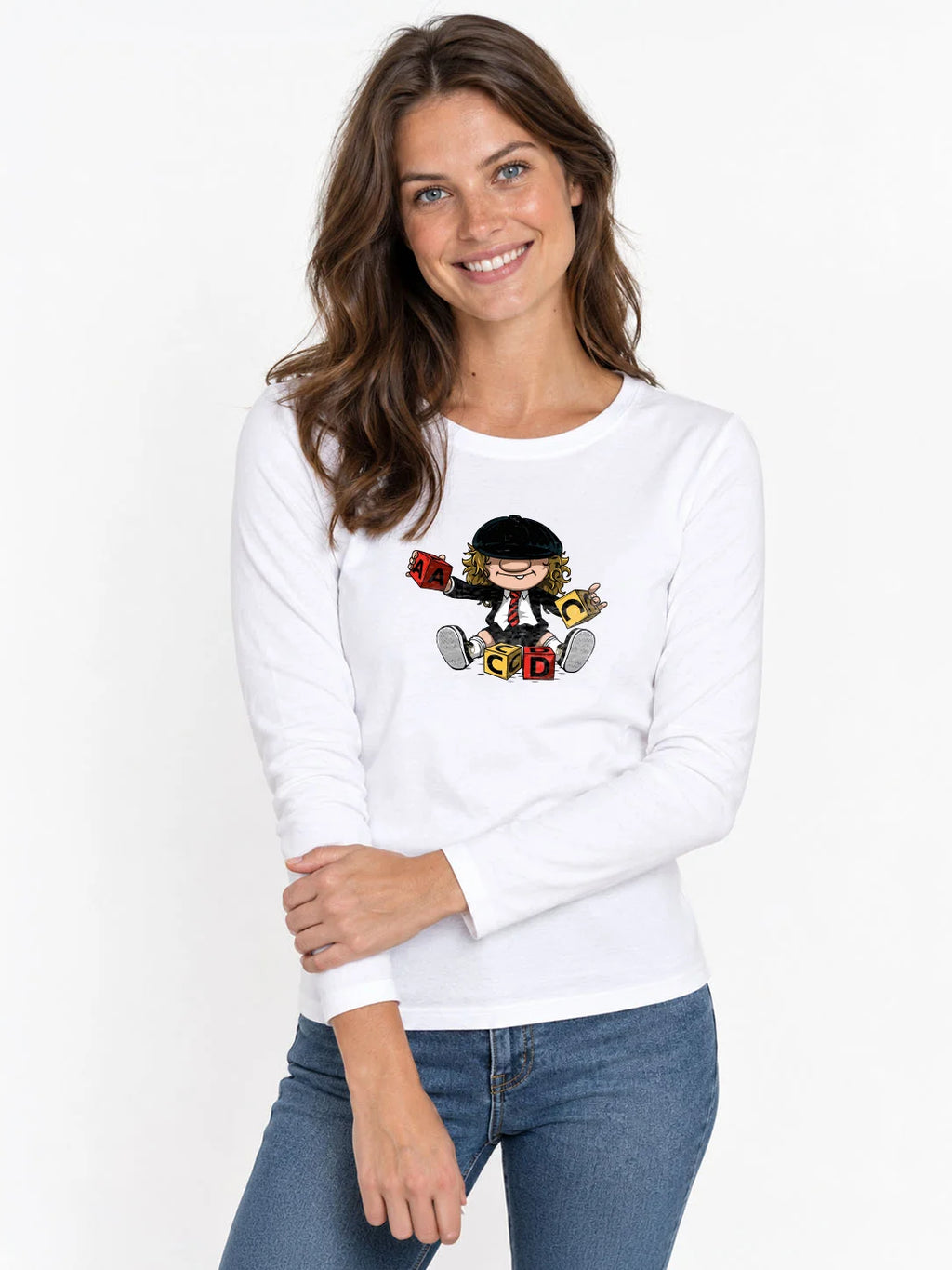 T-shirt LSL femme ACDC