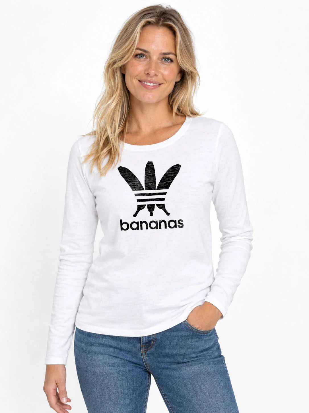 LSL Damen-T-Shirt Bananas