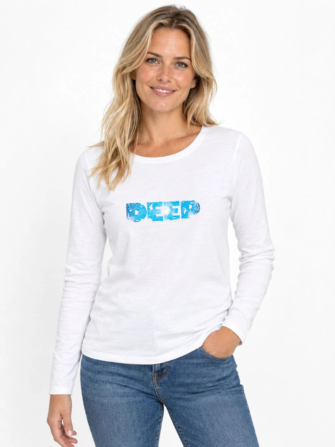 LSL Damen-T-Shirt Deep