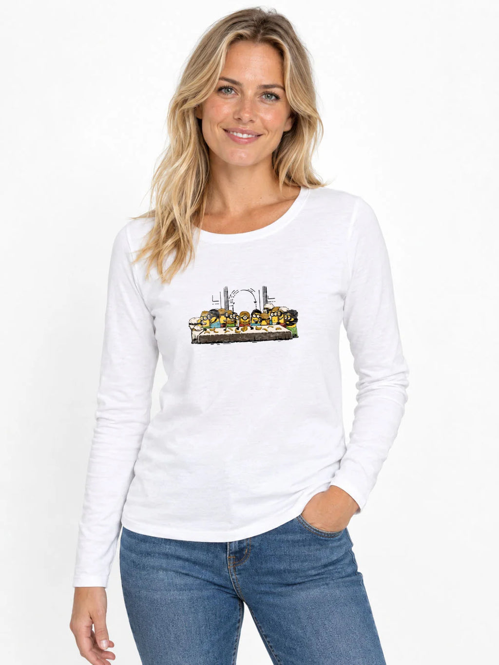LSL Damen-T-Shirt „Das letzte Abendmahl“.