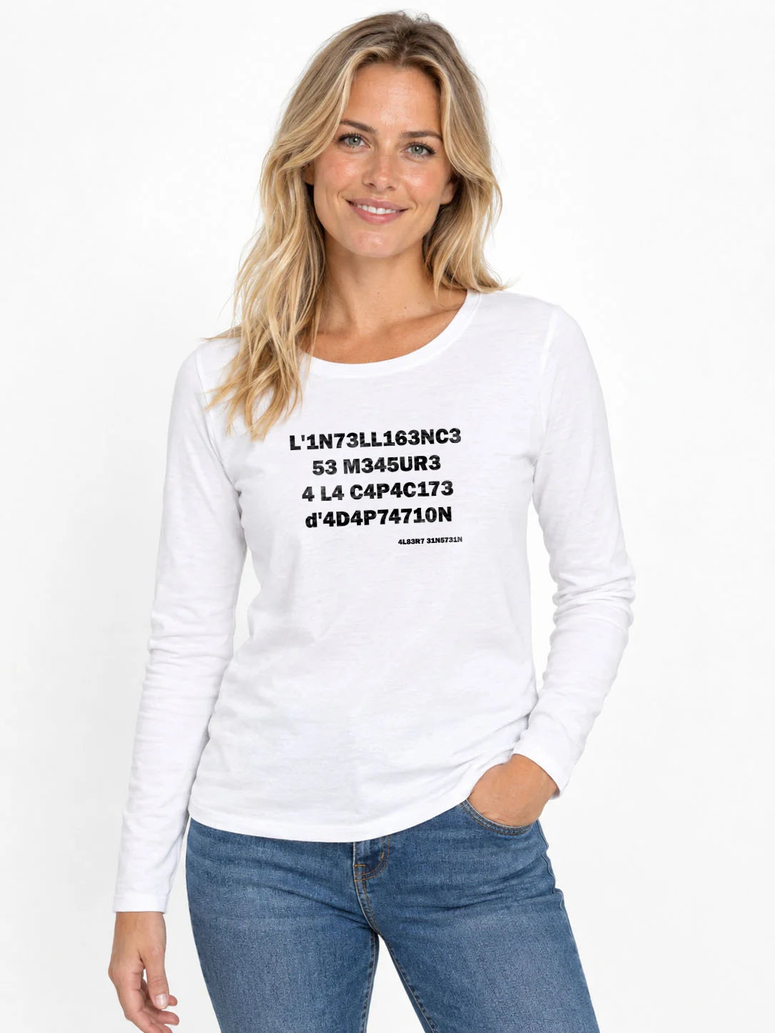 T-shirt LSL femme L'intelligence