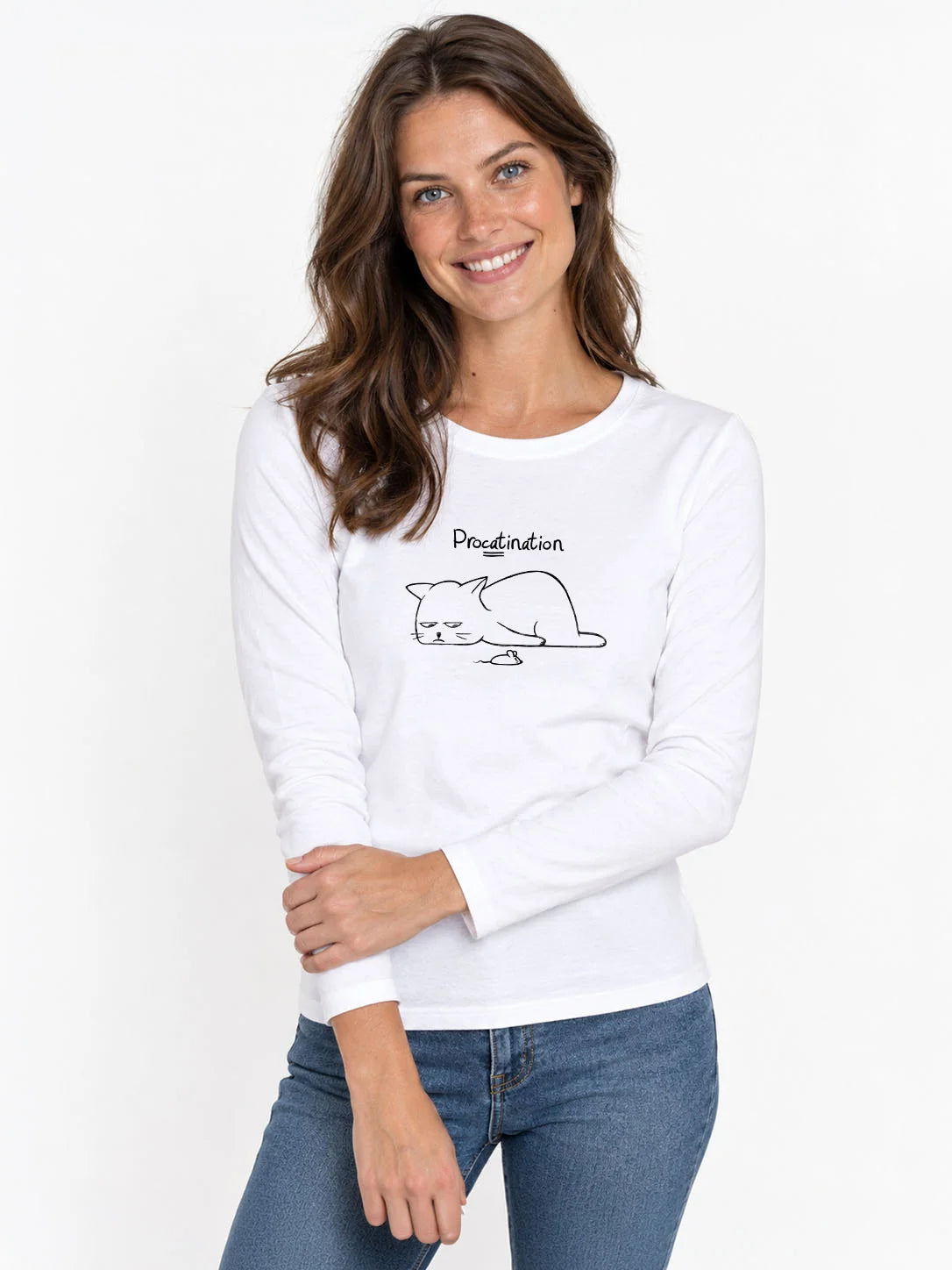 T-shirt LSL femme Procatination
