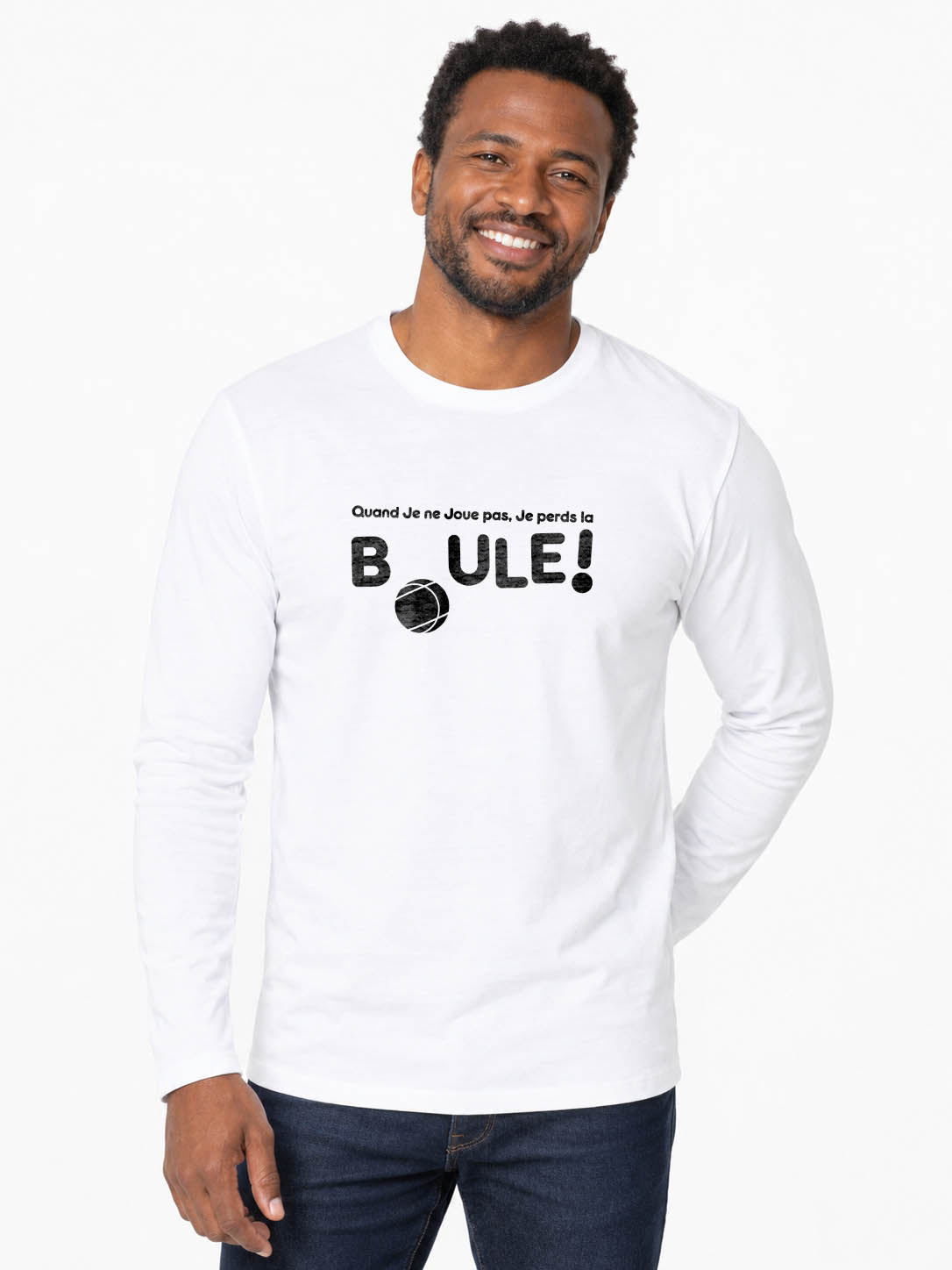 Perdre la boule ! T-shirt original manches longues 190G