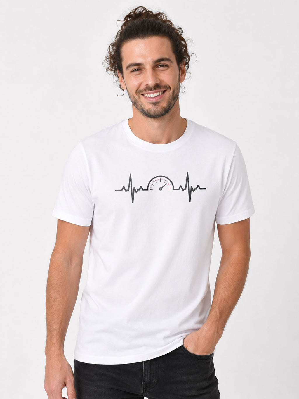 LA LINEA COMPTEUR - T-shirt Humour Rétro
