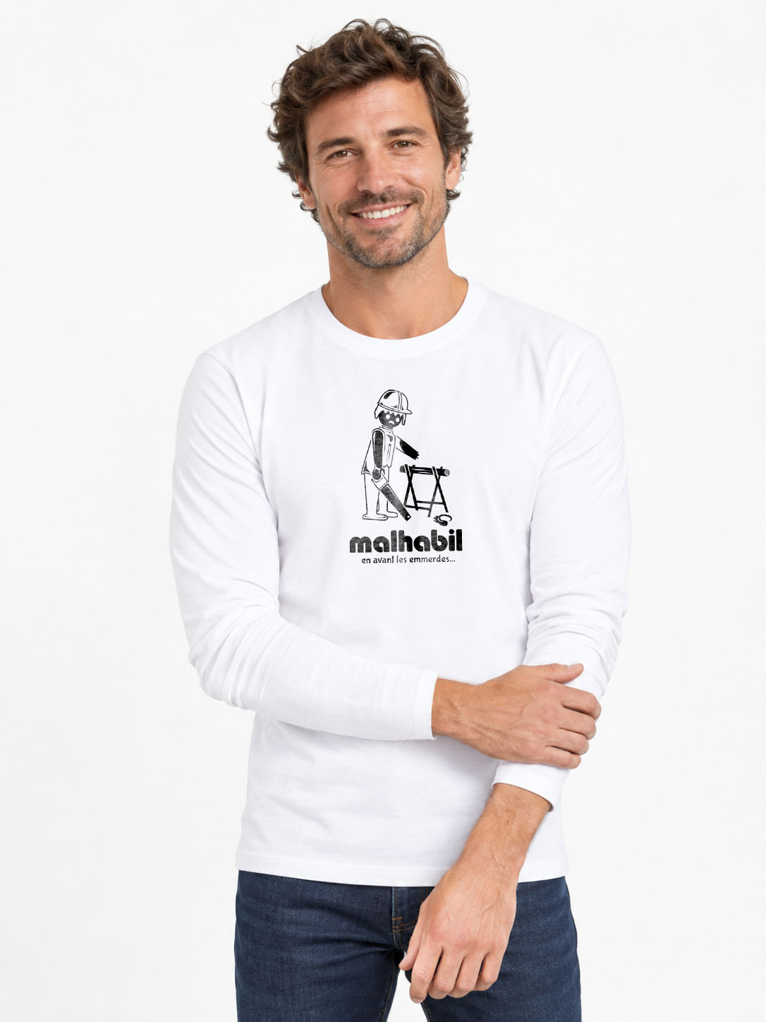 Malhabil... T-shirt original manches longues 190G