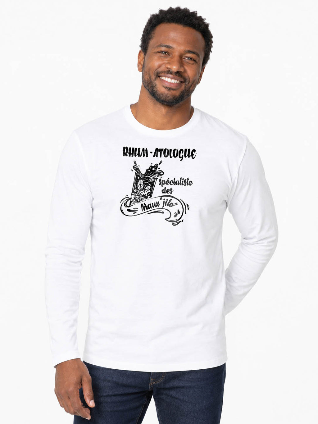 Rhum-atologue T-shirt original manches longues 190G