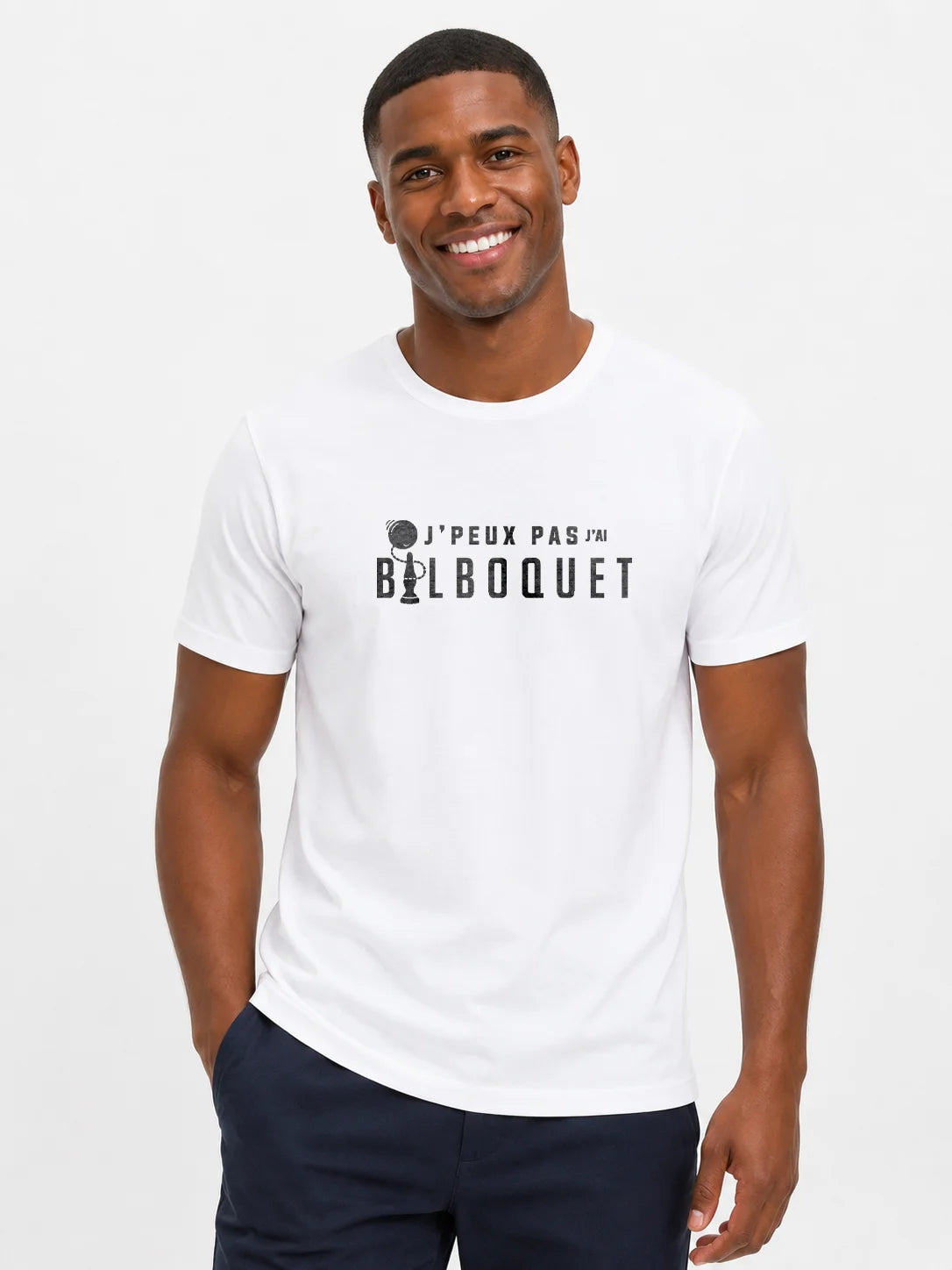 T-shirt original homme - J'peux pas j'ai bilboquet