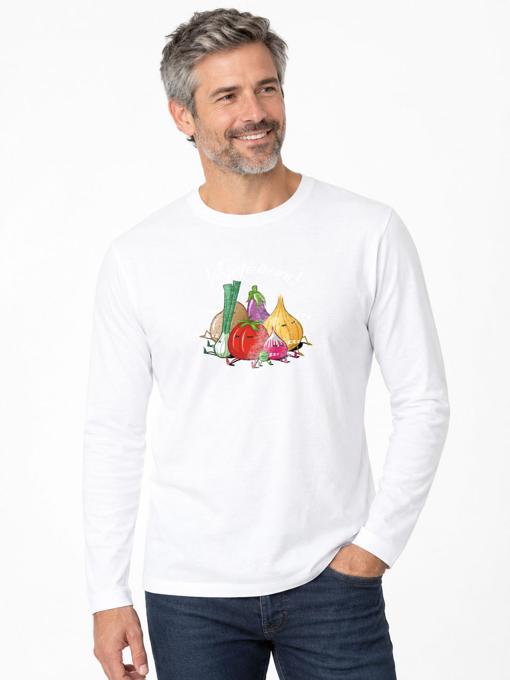 Vegete à rien ! -T-shirt manches longues 190g