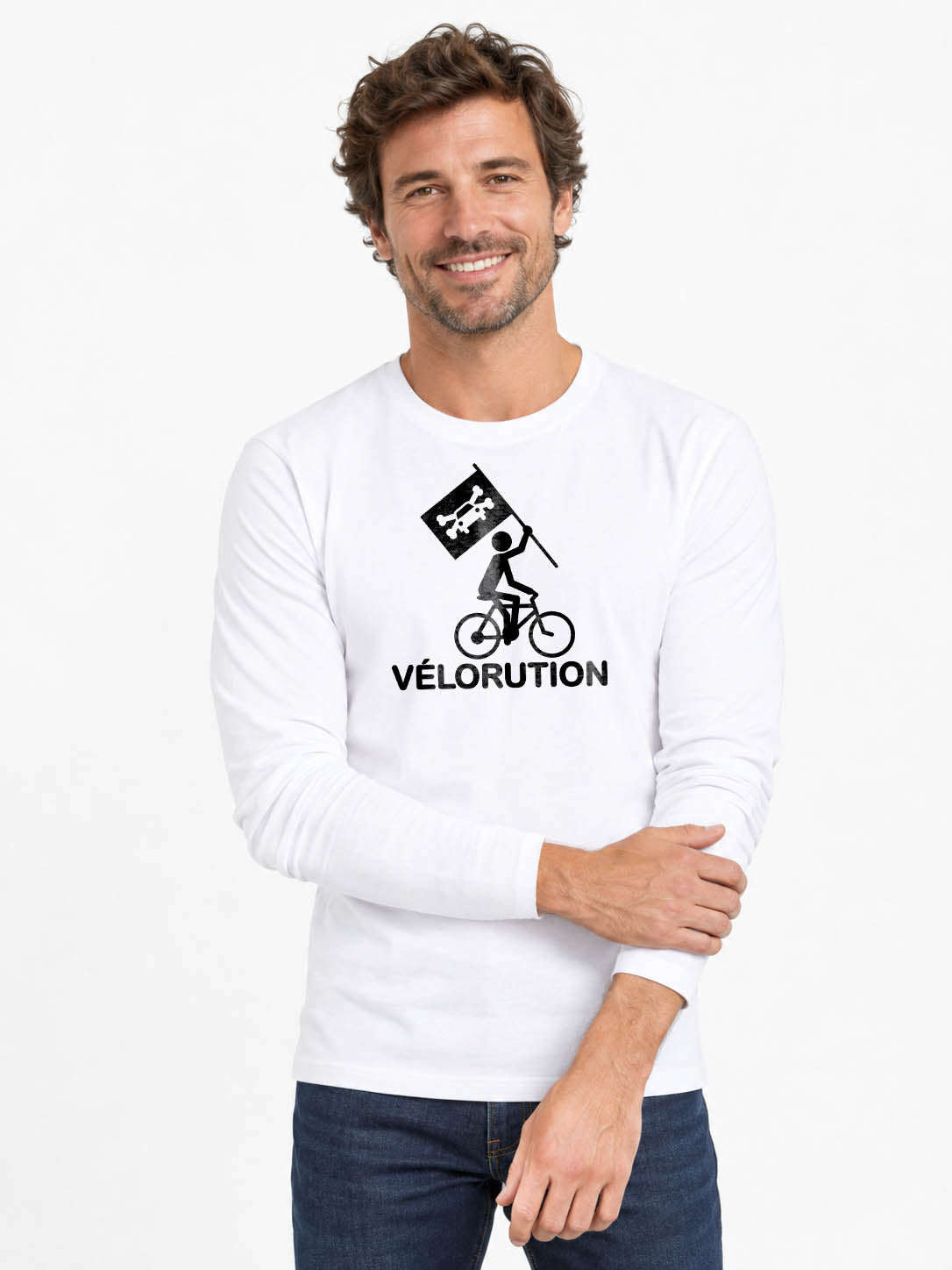 Vélorution T-shirt original manches longues 190G
