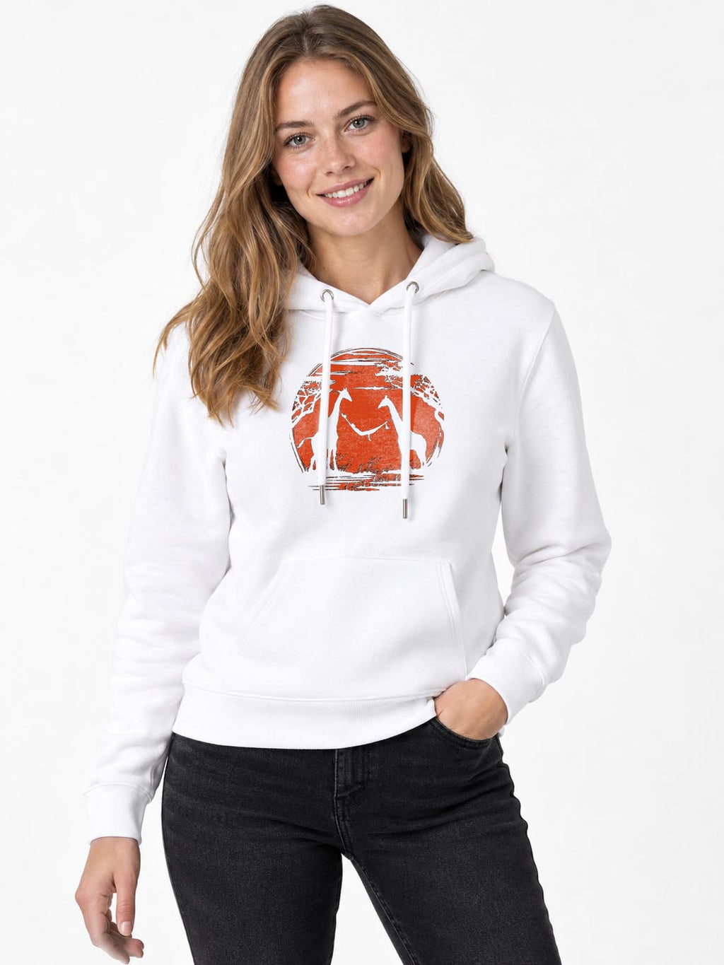 Original-Damen-Sweatshirt mit Giraffe