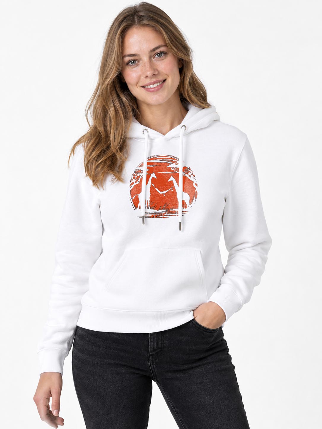 Original-Damen-Sweatshirt mit Giraffe
