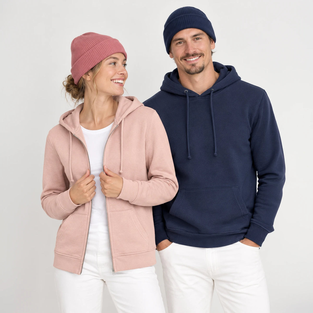 Bonnet à revers en coton bio OCS