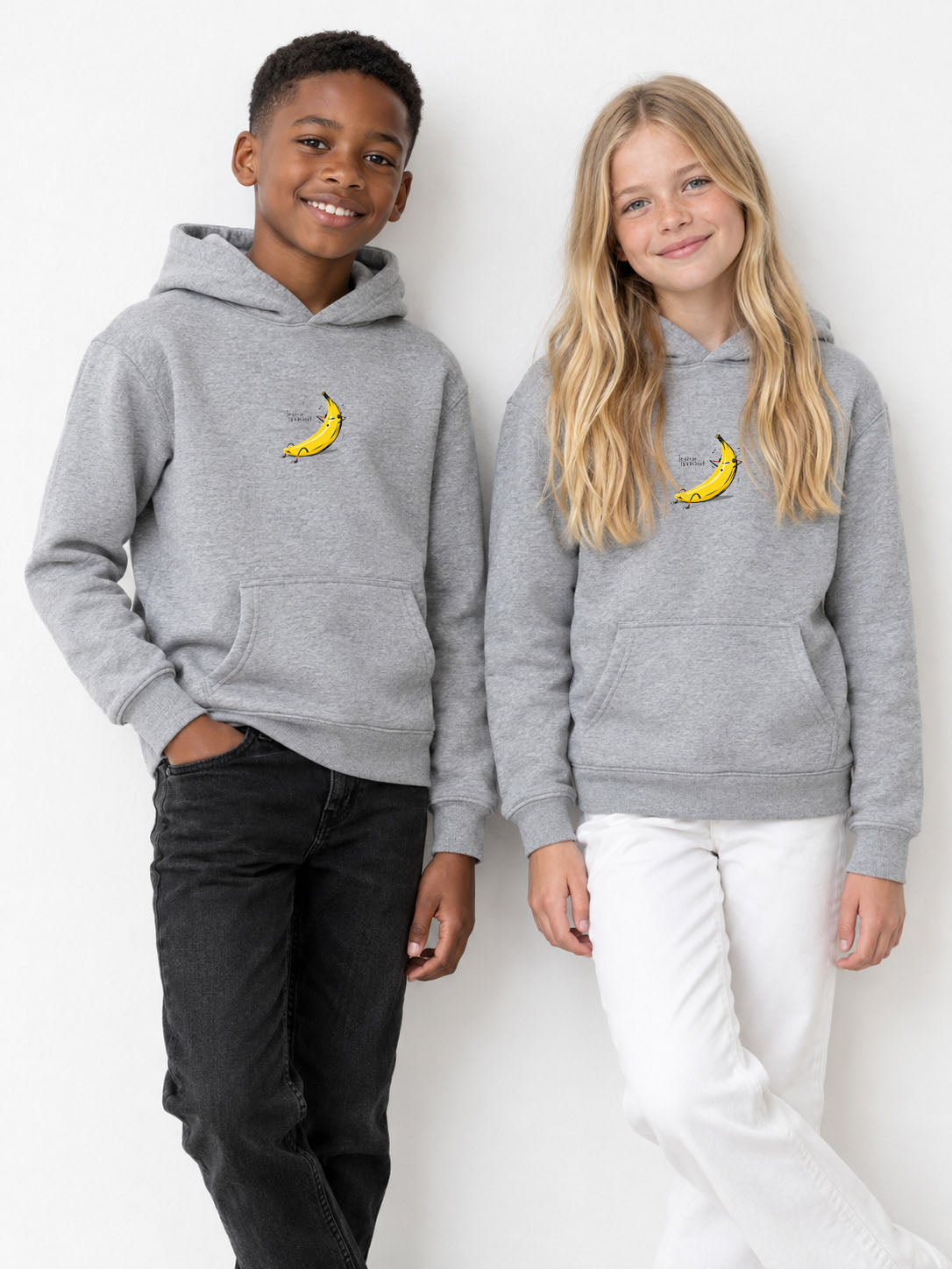 sweat capuche enfant Je garde la banane !