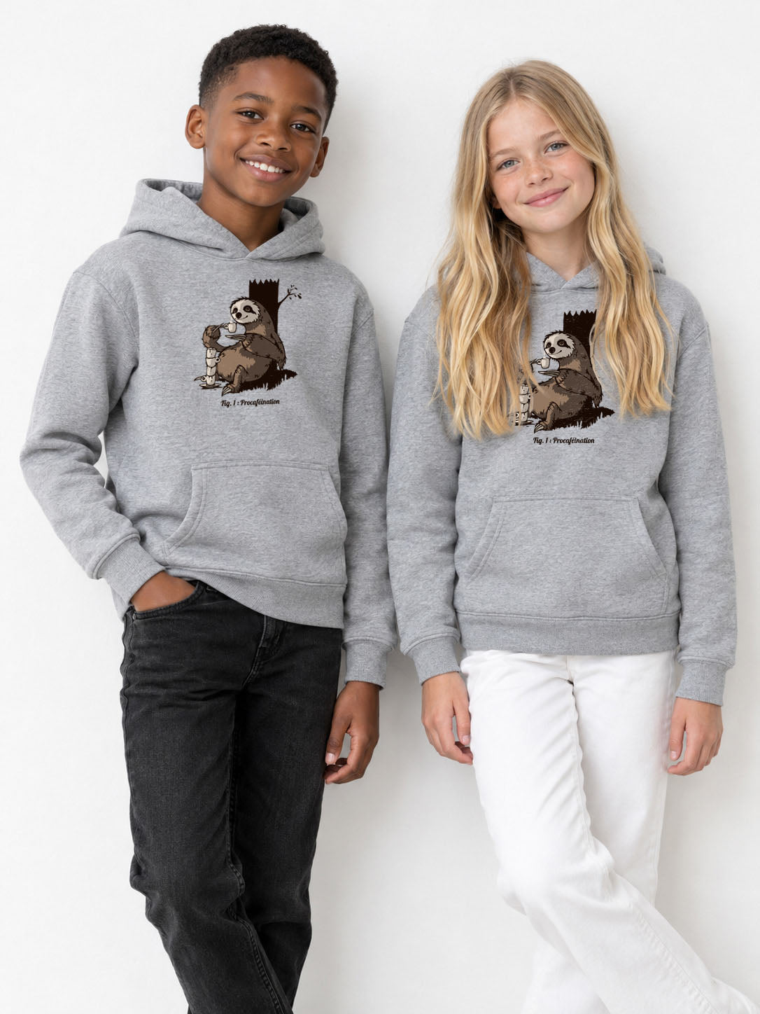 sweat capuche enfant Procaféination