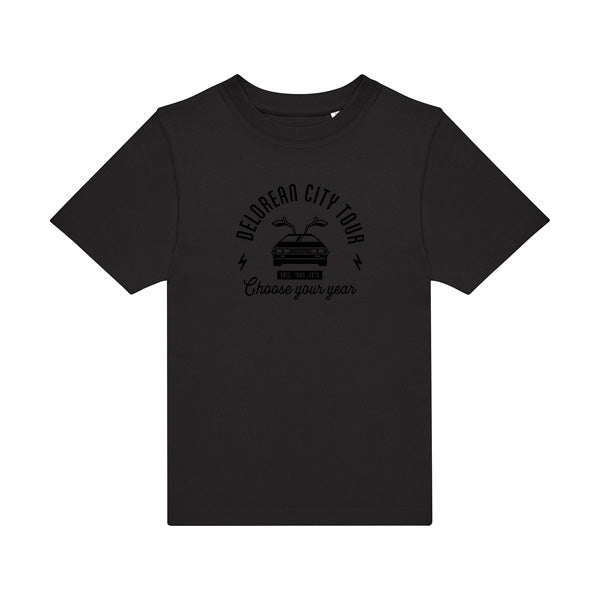 t-shirt original enfant - Delorean city tour