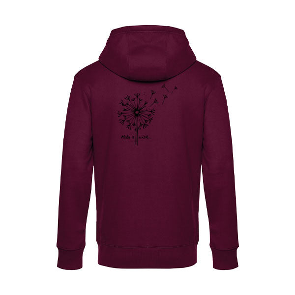 sweat à capuche homme original Make a wish
