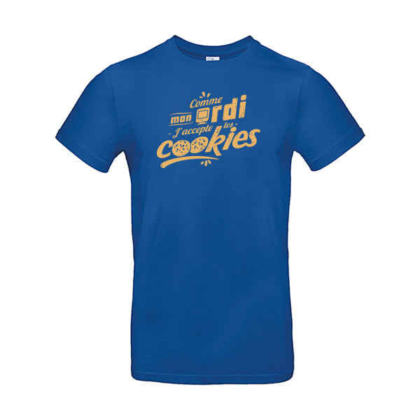 T-shirt humour J'accepte les cookies